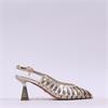 Una Healy Cold Heart Cut Out Heel - Gold